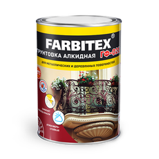 Грунт  ГФ-021 FARBITEX серый (6 кг)