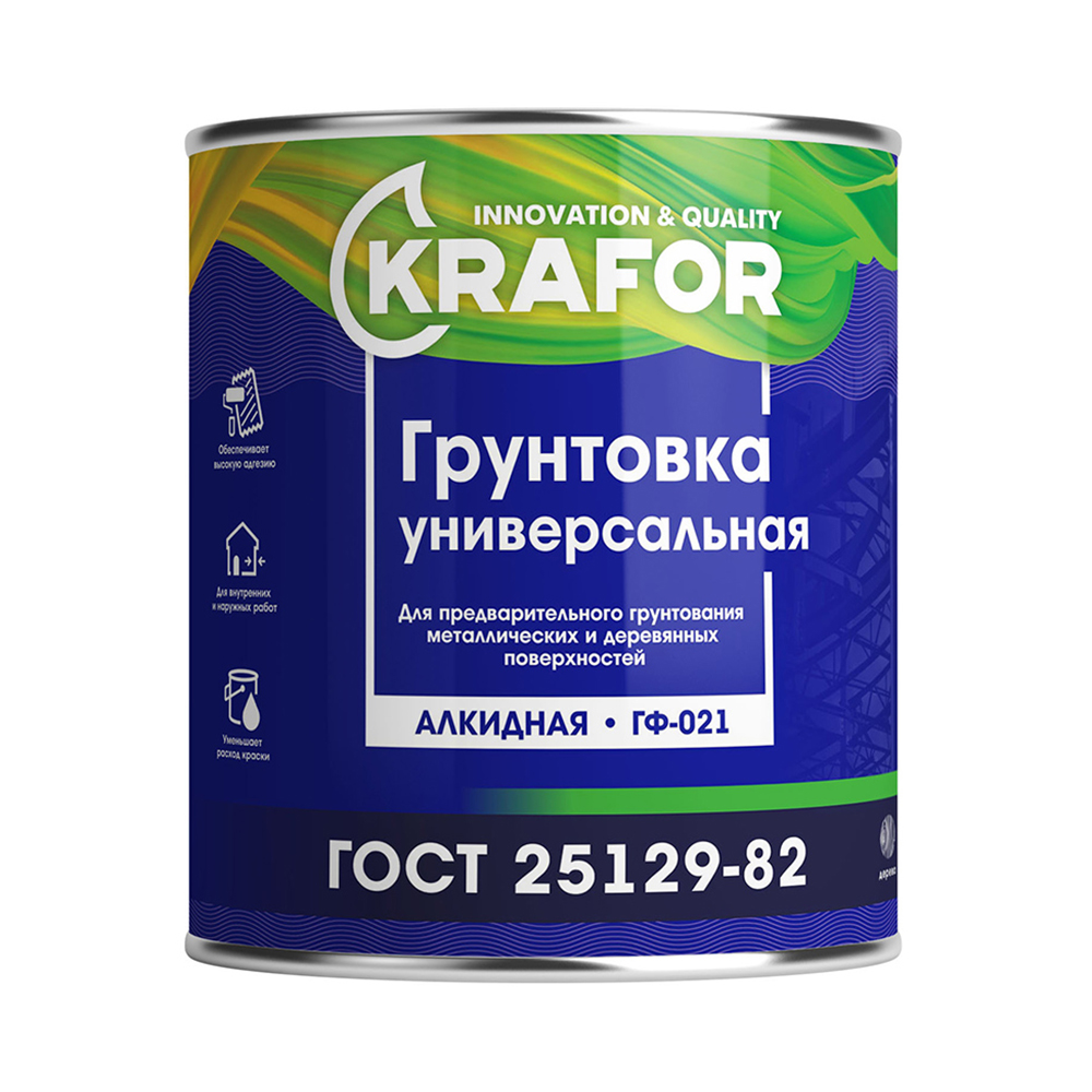 Грунт ГФ-021 кр.-кор. 20 кг (KRAFOR)