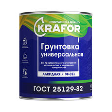 Грунт ГФ-021 1,8кг серый Krafor (6)